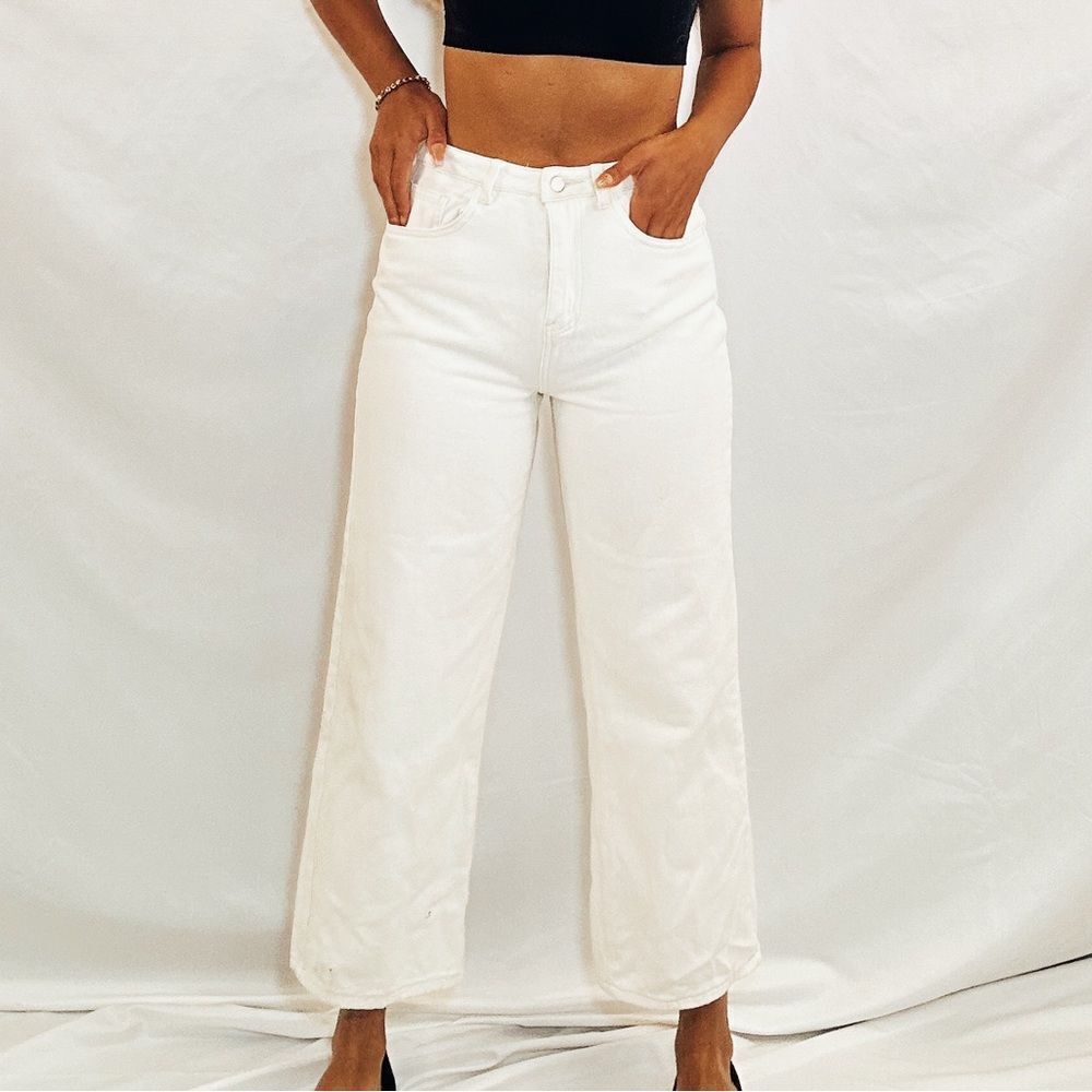 beige high waist jeans ✨